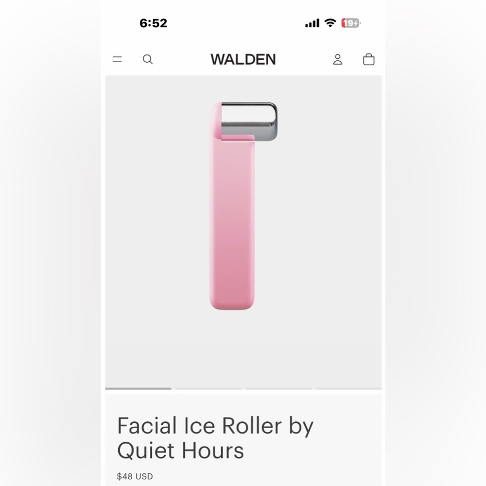 Pink Facial Ice Roller